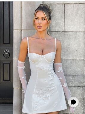 BABYBOO DALARY MINI DRESS - IVORY